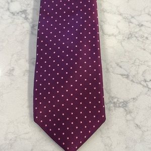 Ike Behar polka dot tie